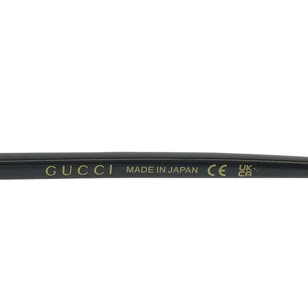 Gucci Eyeglasses Frames GG0756OA 001 Matte Black Rectangle Asian Fit 56-17-145